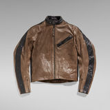 G-Star RAW® Moto Leather Jacket Brown