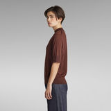 G-Star RAW® Core Mock Neck Knit Brown