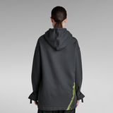 G-Star RAW® Thistle Anorak Oversized Hooded Sweatshirt Grau