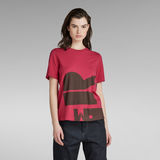G-Star RAW® Big Graphic Top Red
