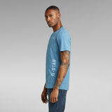 G-Star RAW® T-shirt Multi Stencil Graphic Slim Bleu moyen