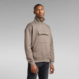 G-Star RAW® Double Pocket Loose Sweater Bruin