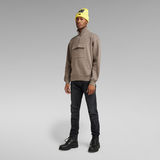 G-Star RAW® Double Pocket Loose Sweater Brown