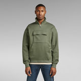 G-Star RAW® Double Pocket Loose Sweater Green