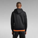G-Star RAW® Logo Tape Hooded Sweater Black