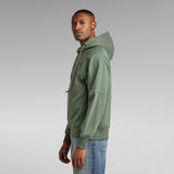 G-Star RAW® Moto Loose Hooded Sweater Green