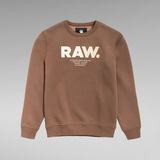 G-Star RAW® Multi Colored RAW. Sweater Brown