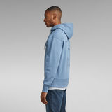 G-Star RAW® Hoodie Back Graphic Loose Midden blauw