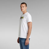 G-Star RAW® Multi Colored RAW. T-Shirt White