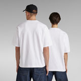 G-Star RAW® Unisex Boxy Base T-Shirt Weiß