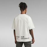 G-Star RAW® T-shirt Utility Mix Boxy Gris