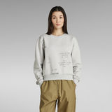 G-Star RAW® Cropped Allover Loose Sweater Multi color