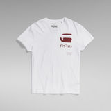 G-Star RAW® Camiseta G RAW Typography Blanco
