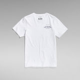 G-Star RAW® Faded RAW Back Graphic Slim T-Shirt White