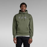 G-Star RAW® Vulcanic RAW Loose Hooded Sweatshirt Grün
