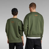 G-Star RAW® Unisex Core Oversized Sweater Green