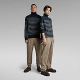 G-Star RAW® Unisex Jacquard Stripe Turtle Knit Multi color