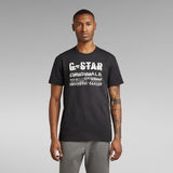 G-Star RAW® Stencil Originals T-Shirt Schwarz