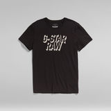 G-Star RAW® Retro Shadow Graphic T-Shirt Schwarz