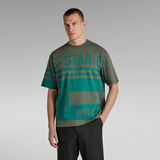 G-Star RAW® Unisex T-Shirt Scarf Graphic Boxy Grün