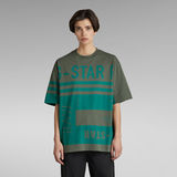 G-Star RAW® Unisex T-Shirt Scarf Graphic Boxy Grün