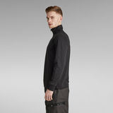 G-Star RAW® Lightweight Moto Half Zip Sweater Black