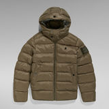 G-Star RAW® G-Whistler Padded Hooded Jacket Brown