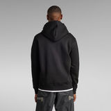 G-Star RAW® Varsity Felt Hooded Sweater Black