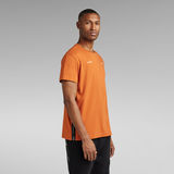 G-Star RAW® Logo Tape T-Shirt Orange