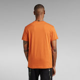 G-Star RAW® Logo Tape T-Shirt Oranje