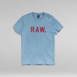 G-Star RAW® Stencil RAW T-Shirt Midden blauw