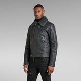 G-Star RAW® Leather Jacket Grey