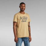 G-Star RAW® Retro Shadow Graphic T-Shirt Beige