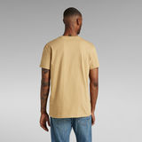 G-Star RAW® T-shirt Retro Shadow Graphic Beige