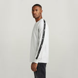 G-Star RAW® Sweat Léger Logo Tape Gris