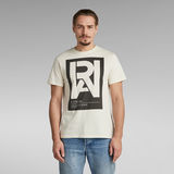 G-Star RAW® Camiseta Graphic RAW Beige