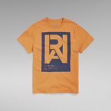 G-Star RAW® Camiseta Graphic RAW Naranja