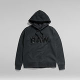 G-Star RAW® Sudadera con capucha Raglan Raw Originals Hooded Negro