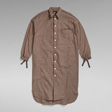 G-Star RAW® Long Shirt Dress Brown