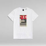 G-Star RAW® Flock Graphic T-Shirt White