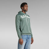 G-Star RAW® Gsraw Graphic Hooded Sweater Green