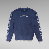 G-Star RAW® Sleeve Graphics Loose Sweater Dark blue