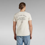 G-Star RAW® T-shirt Korpaz Logos Graphic Blanc
