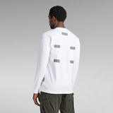G-Star RAW® Lightweight Back Tape Sweater Weiß