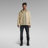 G-Star RAW® Premium Core Hooded Zip Sweater Beige