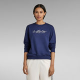 G-Star RAW® Small Center Graphic Sweater Dark blue