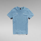 G-Star RAW® Camiseta Logo Tape Azul intermedio