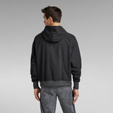 G-Star RAW® Woven Loose Hooded Sweater Black