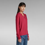 G-Star RAW® Knitted Poloshirt Rot