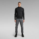 G-Star RAW® Premium Core Mock Neck Knitted Sweater Black